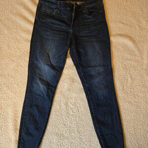 Kut from the Kloth Dark Blue Skinny Jeans Size 8